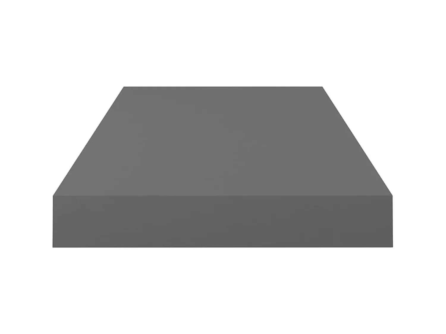 Prateleira| Prateleira de parede suspensa 50x23x3,8 cm MDF PT440821 Cinzento