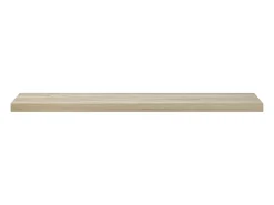 vidaxl Prateleira de parede suspensa 120x23,5x3,8 cm MDF cor carvalho^ Prateleira
