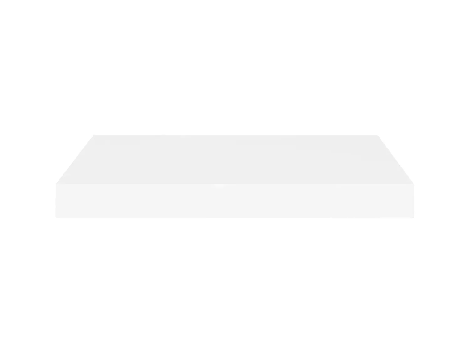 Prateleira| Prateleira de parede suspensa 40x23x3,8 cm MDF PT559993 Branco