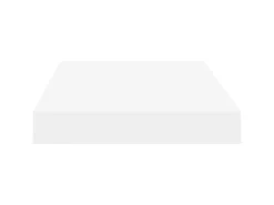Prateleira| Prateleira de parede suspensa 40x23x3,8 cm MDF PT559993 Branco