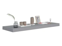Prateleira de parede suspensa 80x23,5x3,8 cm MDF PT107390^ Prateleira