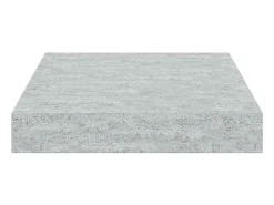 Prateleira|vidaxl Prateleira de parede suspensa 23x23,5x3,8 cm MDF Cinzento