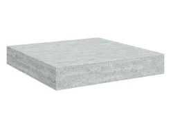 Prateleira|vidaxl Prateleira de parede suspensa 23x23,5x3,8 cm MDF Cinzento