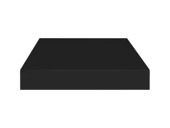 Prateleira* Prateleira de parede suspensa 40x23x3,8 cm MDF PT826076 Preto