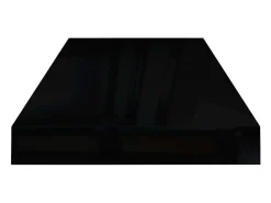 Prateleira* Prateleira de parede suspensa 60x23,5x3,8 cm MDF PT791284 Preto