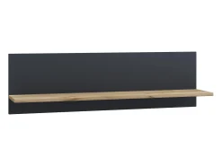 Outlet VCM Prateleira de parede Usilo Antracite/carvalho mel A. 30 x L. 102 x P. 20 cm Multicor