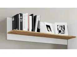 Outlet VCM Prateleira de parede Usilo Branco/carvalho de mel A. 30 x L. 102 x P. 20 cm Multicor