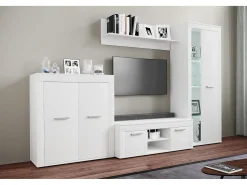 Prateleira*VCM Prateleira de parede Usilo Branco A. 30 x L. 102 x P. 20 cm Multicor