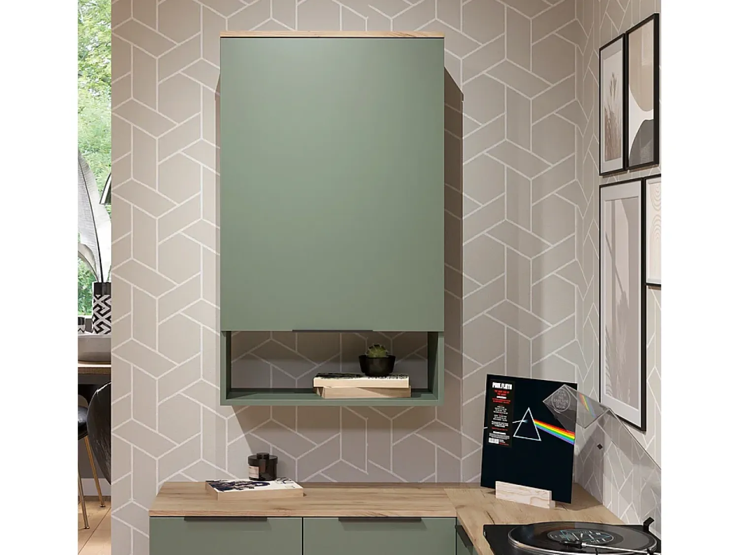 Prateleira|Vicco Prateleira de parede 60x30x100 wido Verde