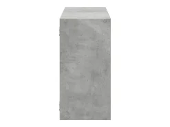 Online vidaxl Prateleira de parede 100x25x50 cm deriv. madeira cinza cimento Cinzento