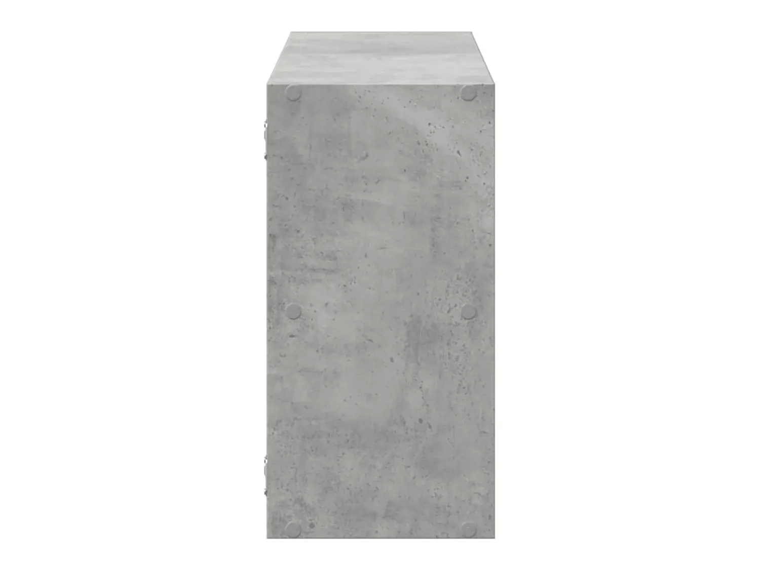 Online vidaxl Prateleira de parede 100x25x50 cm deriv. madeira cinza cimento Cinzento