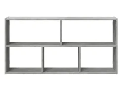 Online vidaxl Prateleira de parede 100x25x50 cm deriv. madeira cinza cimento Cinzento