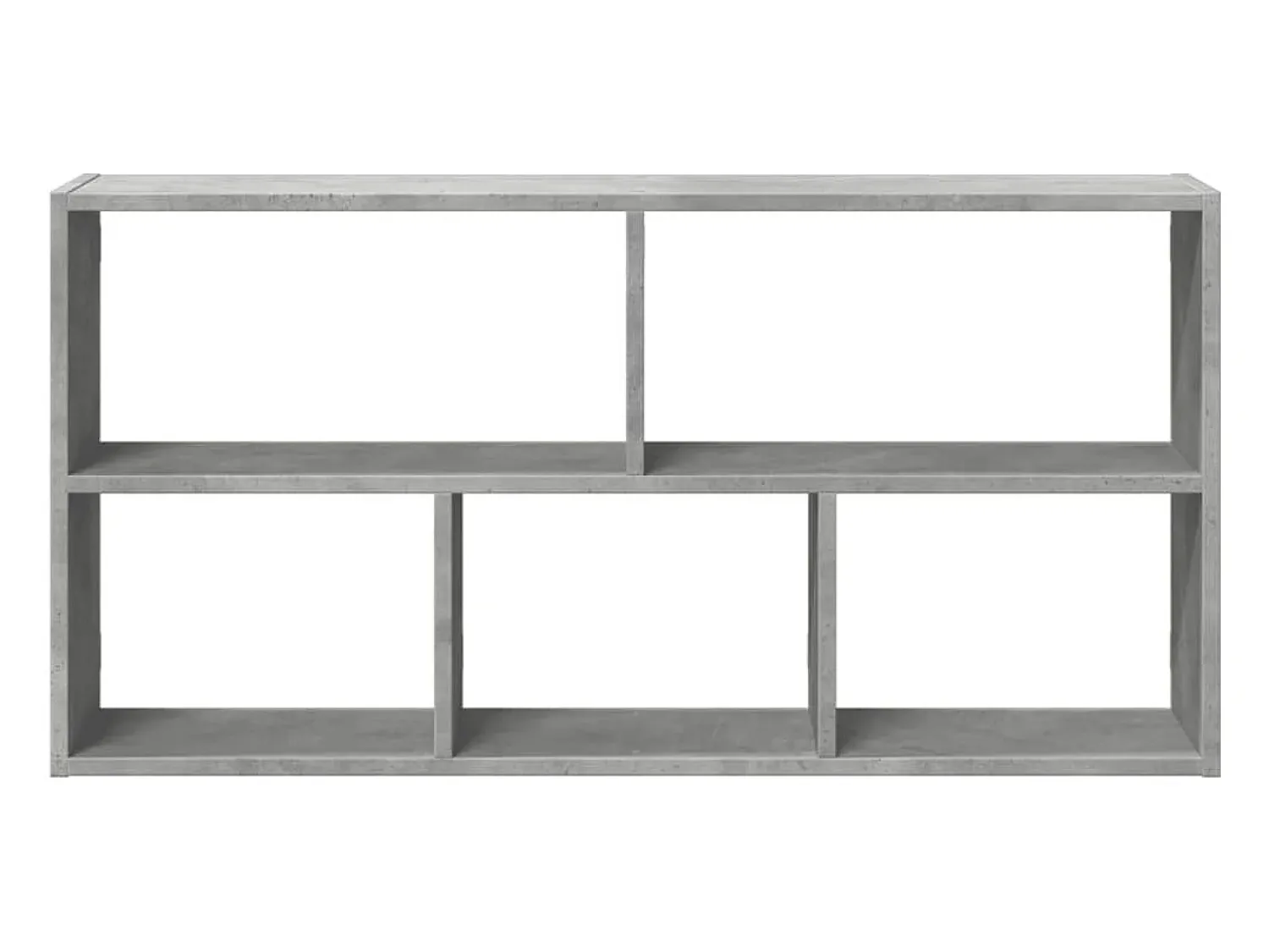 Online vidaxl Prateleira de parede 100x25x50 cm deriv. madeira cinza cimento Cinzento