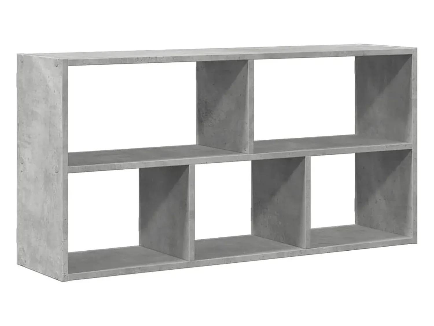 Online vidaxl Prateleira de parede 100x25x50 cm deriv. madeira cinza cimento Cinzento