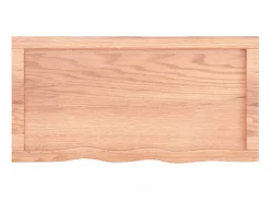 Prateleira de parede 80x40x(2-6) cm carvalho tratado PT879646^ Prateleira