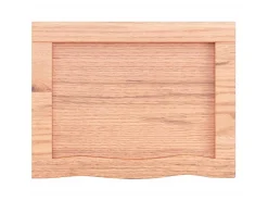 Prateleira de parede 40x30x(2-6) cm carvalho tratado PT678772^ Prateleira