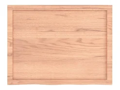 Prateleira*vidaxl Prateleira de parede 80x60x(2-4) cm carvalho tratado castanho Natural claro