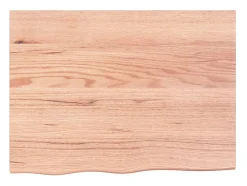 Prateleira*vidaxl Prateleira de parede 80x60x(2-4) cm carvalho tratado castanho Natural claro