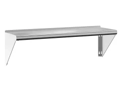 Discount Prateleira de parede 100x30x31 cm aço inoxidável PT814853 Prateado