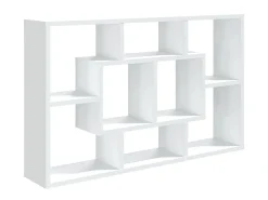 Prateleira de parede 85x16x52,5 cm derivados de madeira PT182649^ Prateleira