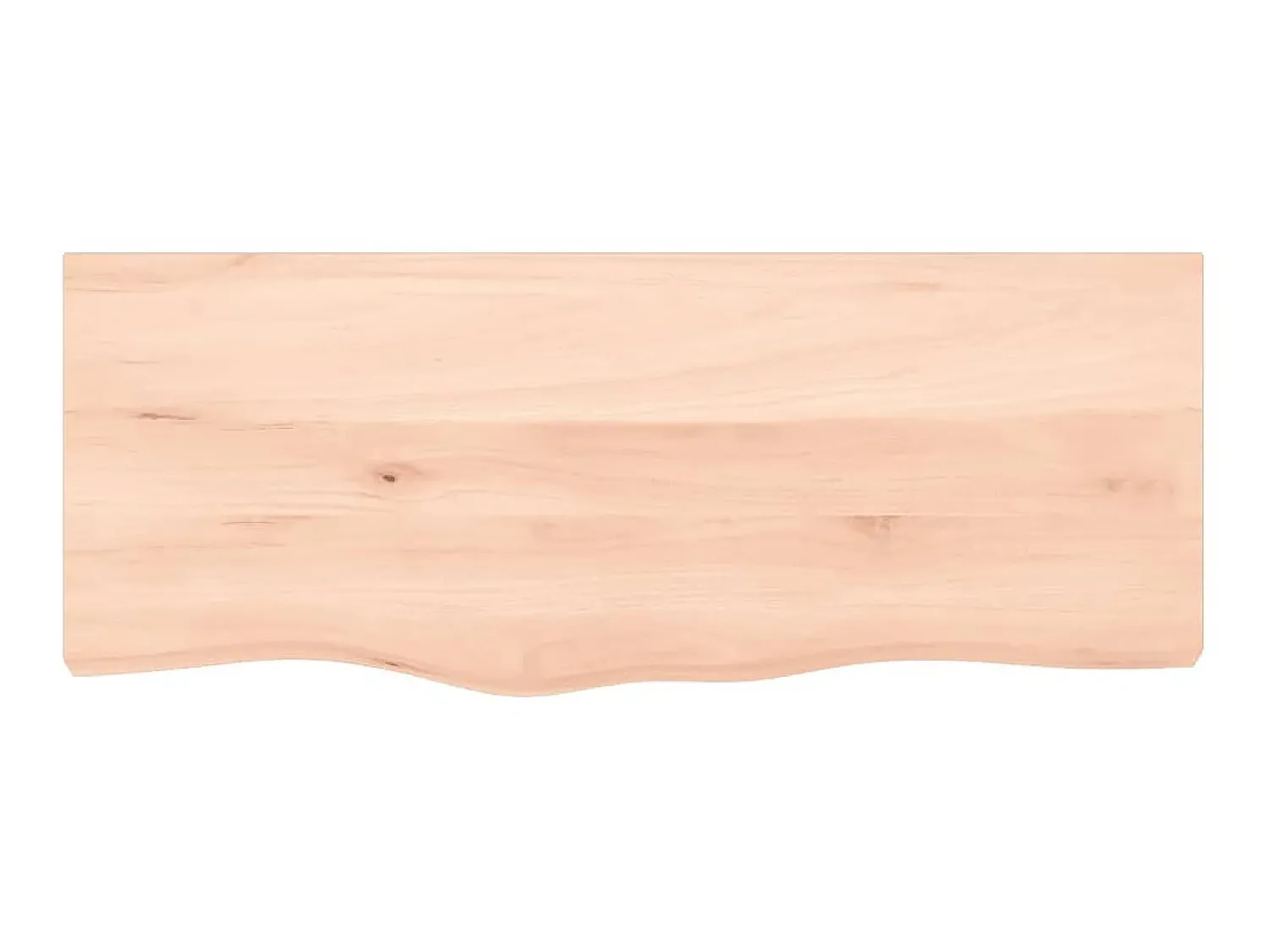 Prateleira de parede 100x40x2 cm carvalho maciço não tratado PT472424^ Prateleira