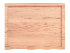 Prateleira| Prateleira de parede 80x60x(2-4) cm carvalho tratado PT692218 Castanho