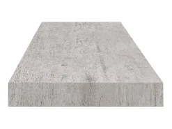 Prateleira| Prateleira de parede 80x23,5x3,8 cm MDF -cimento PT100481 Cinzento
