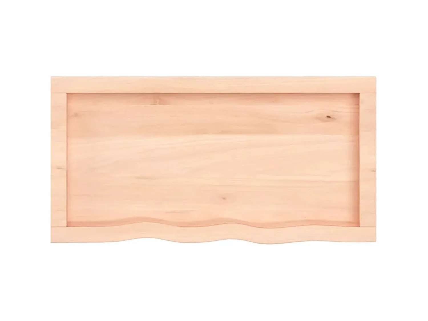 Prateleira* Prateleira de parede 80x40x(2-6) cm carvalho maciço não tratado PT683340 Castanho
