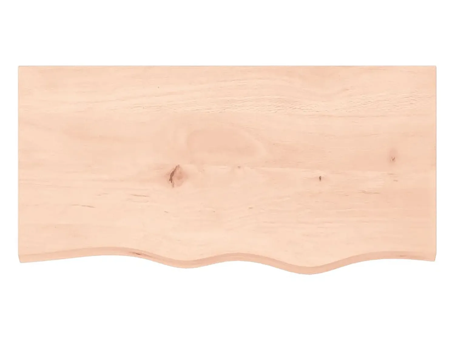 Prateleira* Prateleira de parede 80x40x(2-6) cm carvalho maciço não tratado PT683340 Castanho