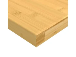 Prateleira| Prateleira de parede 80x20x2,5 cm bambu PT201769 Castanho