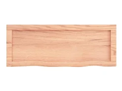 Prateleira de parede 80x30x(2-4) cm carvalho tratado PT473289 Castanho