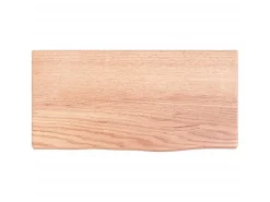 Prateleira| Prateleira de parede 40x20x2 cm carvalho tratado -claro PT518278 Castanho