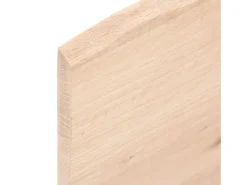 Clearance Prateleira de parede 80x50x2 cm carvalho maciço não tratado PT197178 Castanho