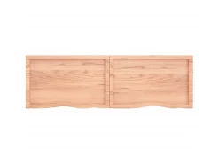 Prateleira* Prateleira de parede 160x50x(2-4) cm carvalho tratado PT698671 Castanho