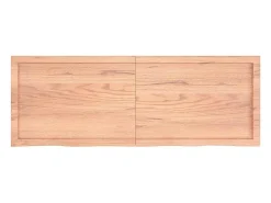 vidaxl Prateleira de parede 140x50x(2-4) cm carvalho tratado Castanho