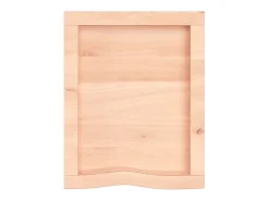 Prateleira* Prateleira de parede 40x50x(2-4) cm carvalho maciço não tratado PT768415 Castanho