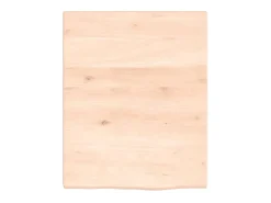 Prateleira| Prateleira de parede 40x50x2 cm carvalho maciço não tratado PT473008 Castanho
