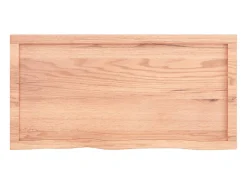 Best Prateleira de parede 100x50x(2-4) cm carvalho tratado PT196560 Castanho