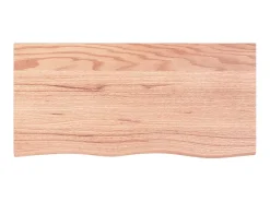 Best Prateleira de parede 100x50x(2-4) cm carvalho tratado PT196560 Castanho