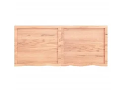 Prateleira| Prateleira de parede 140x60x(2-4) cm carvalho tratado PT276534 Castanho