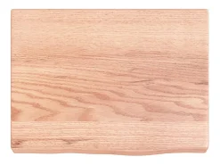 vidaxl Prateleira de parede 40x30x(2-4) cm carvalho tratado castanho Natural claro