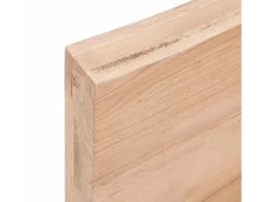 vidaxl Prateleira de parede 40x30x(2-4) cm carvalho tratado castanho Natural claro