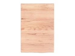 Prateleira de parede 40x60x2 cm carvalho tratado -claro PT326045^ Prateleira