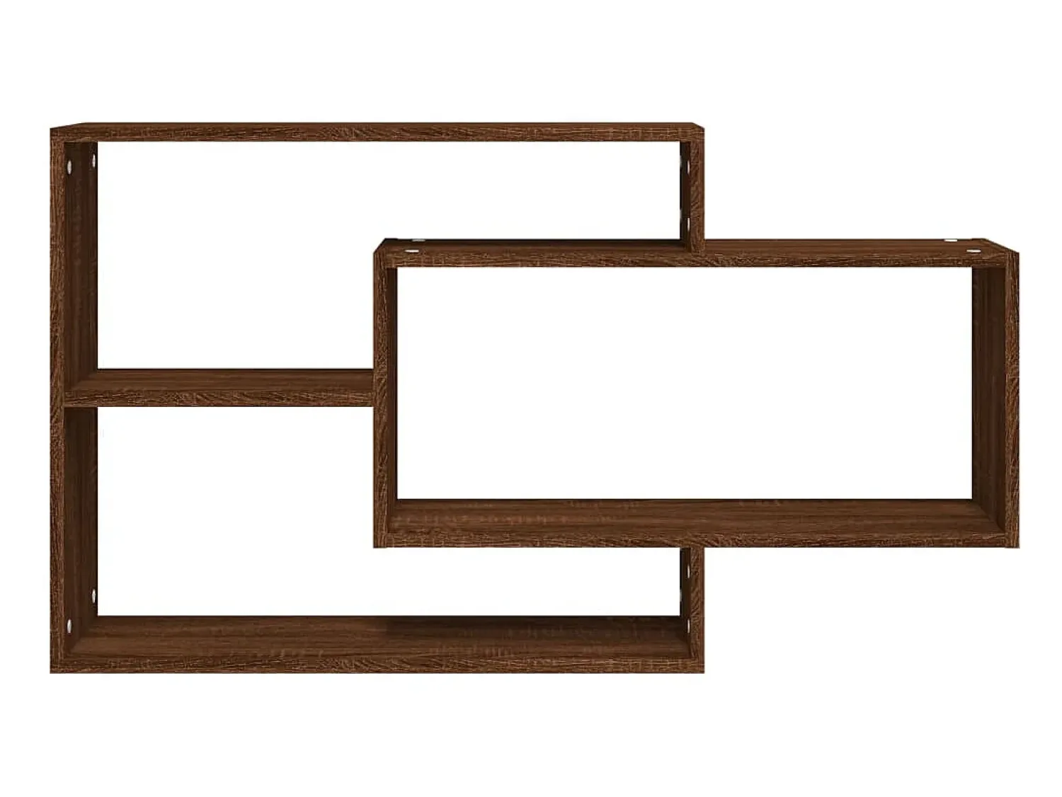Prateleira de parede 104x20x58,5 cm derivados madeira PT732321^ Prateleira
