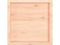 Clearance Prateleira de parede 60x60x(2-6) cm carvalho maciço não tratado PT258503 Castanho