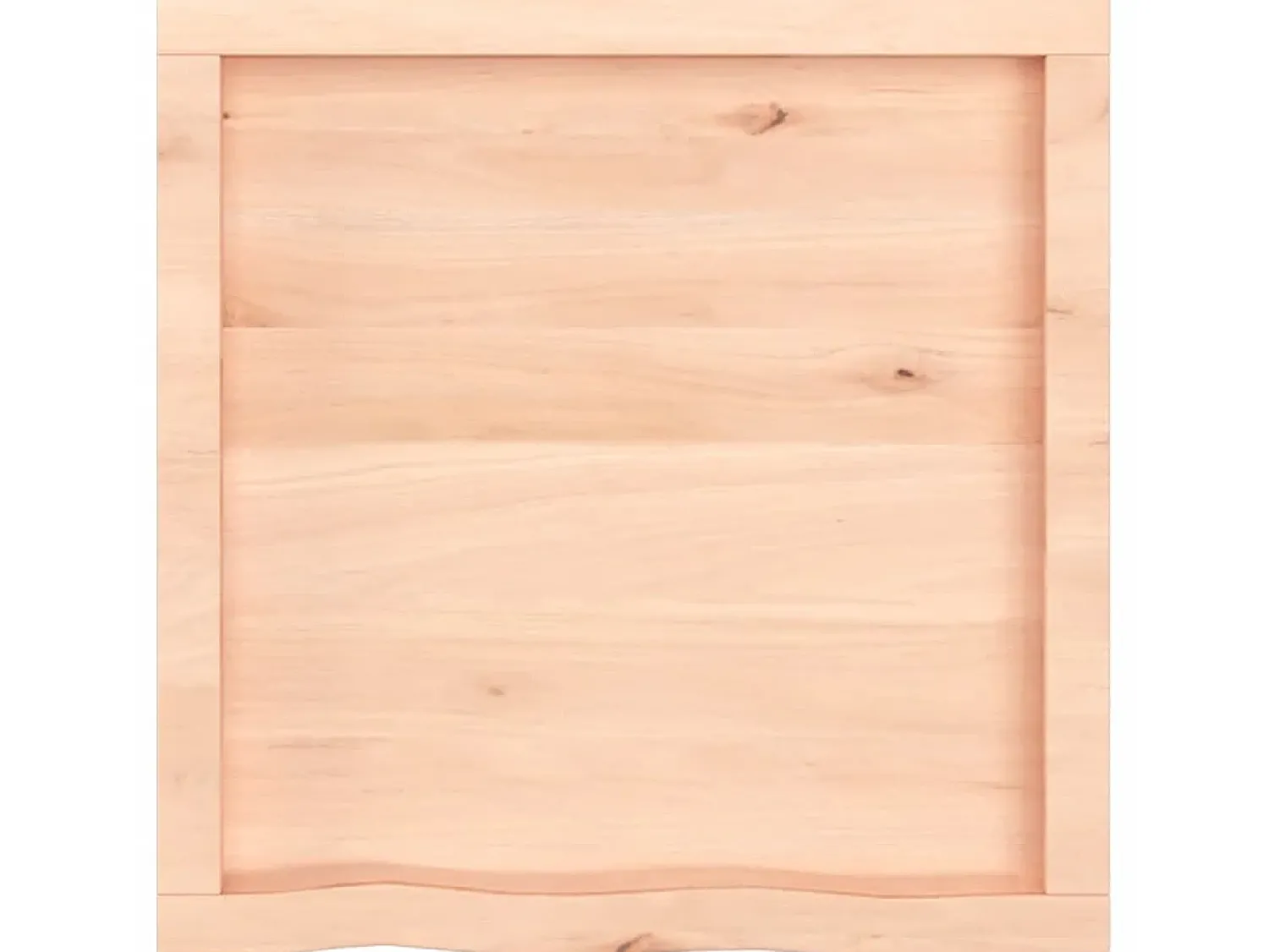 Clearance Prateleira de parede 60x60x(2-6) cm carvalho maciço não tratado PT258503 Castanho