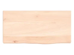 Prateleira|vidaxl Prateleira de parede 40x20x2 cm carvalho maciço não tratado Castanho