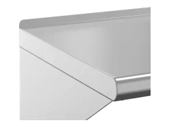 Discount vidaxl Prateleira de parede 100x30x31 cm aço inoxidável Prateado