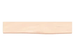 Prateleira* Prateleira de parede 60x10x2 cm carvalho maciço não tratado PT916651 Castanho
