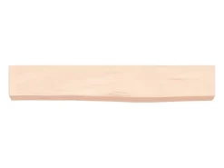 Prateleira| Prateleira de parede 60x10x6 cm carvalho maciço não tratado PT702326 Castanho